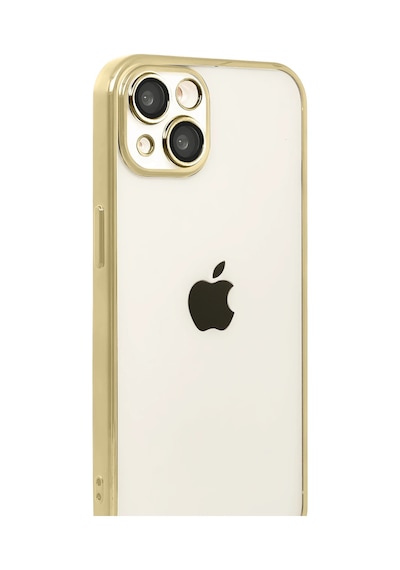 Newface - 977 - Apple iPhone Uyumlu 15 Razer Lensli Silikon - Csmo-tex - - Gold