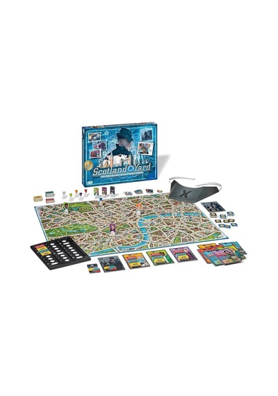 Scotland Yard Gizli Takip Ve Dedektiflik Oyunu - Eğlenceli Mantık Ve Akıl Yürütme Kutu Oyunu