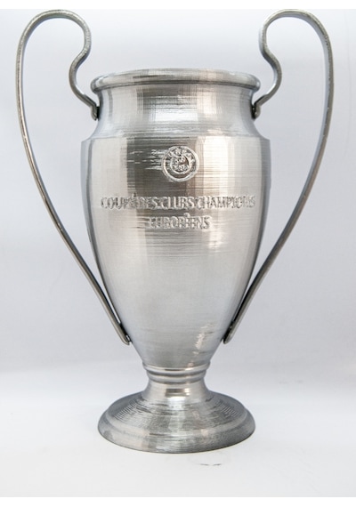 Uefa Şampiyonlar Ligi Kupası Kaliteli Metalik Kaplama 20 Cm Hediyelik Dekoratif Kupa