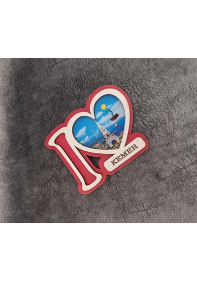 Magnet Kalp Dümen Gemi Kule Yelken Buzdolabı Süsü Ahşap Magnet