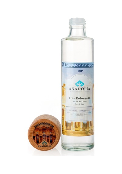 Anadolia Efes Yeşil Çay Kokulu 80 Cam Şişe Kolonya 180 ML
