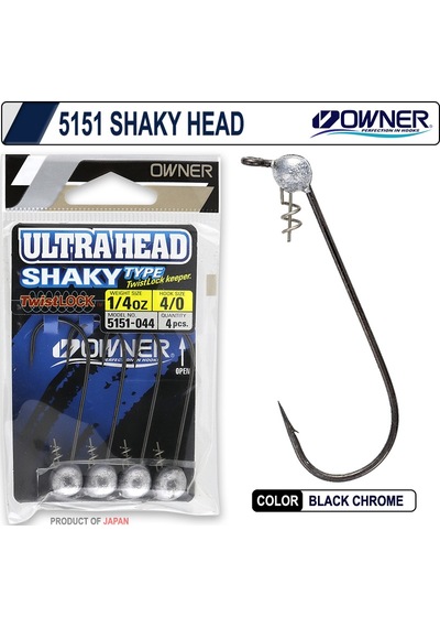 Owner 5151 Shaky Head 3/32 Oz 2.7 Gr