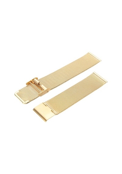 20Mm Saat Kordonu Sarı Çelik Hasır Gold 1.Kalite Örgü Kordon
