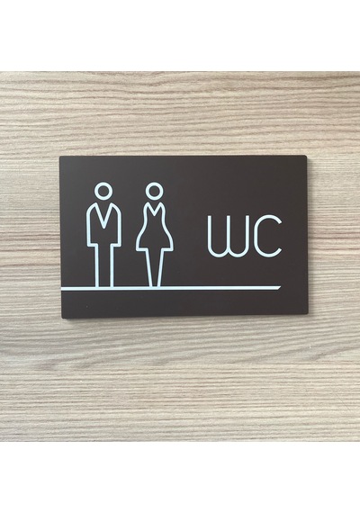 Bitter Serisi Lux Wc Yönlendirme Levhası