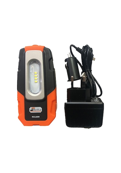 Retta Rcl0200 Şarjlı Led Çalışma Lambası 200 Lümen Çok Renkli