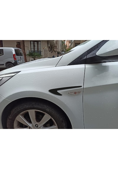 Üniversal Çamurluk Venti Sağ - Sol Parlak Siyah Pleksi Vent