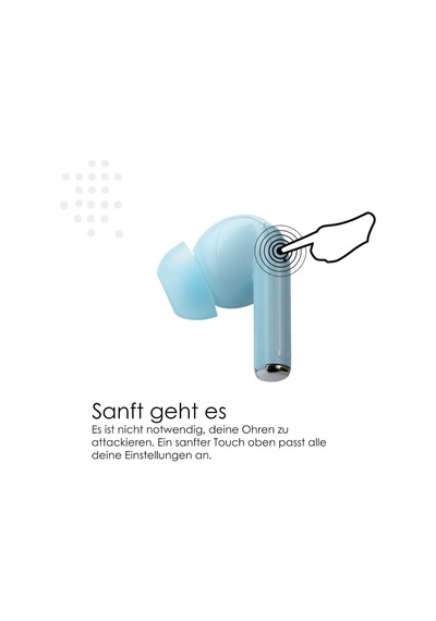 Echobuds Gerçek Kablosuz Kulaklık - Dahili Mikrofonlu Bluetooth Kulak Tomurcukları, 19 Saat Çalma Süresi, Geri Dön Genel