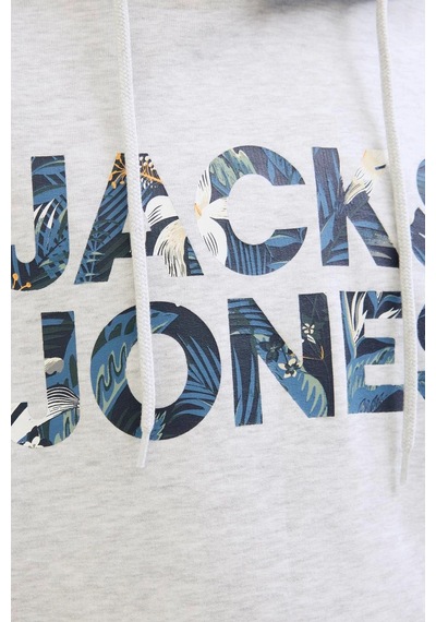 Jack & Jones Erkek Sweat 12268128 Açık Gri Açık Gri