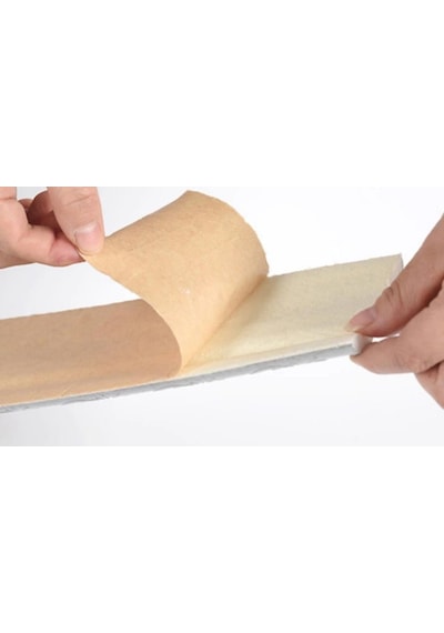 Motifli Beyaz Esnek 8Cm-230Cm X 4 Adet Yapışkanlı Duvar Çıta Çerç (534600969)