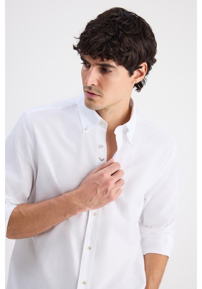 D'S Damat Ds Damat Comfort Beyaz Oxford Gömlek 6hc02hd11304m Çok Renkli