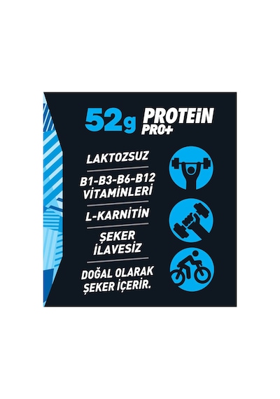 Protein Pro+ Vanilyalı 500 Ml 52g Protein, Şeker İlavesiz X 12 Adet