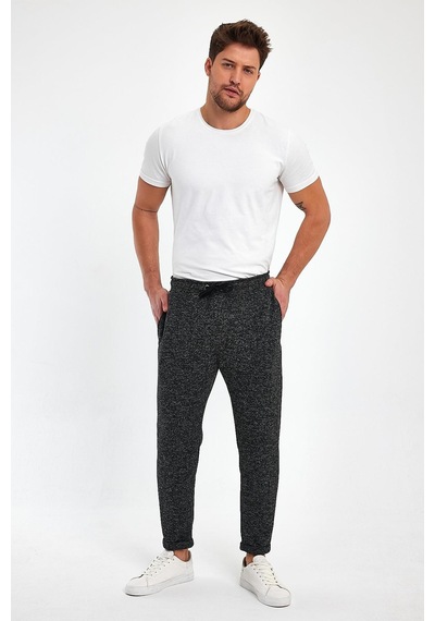 Alexandergardi Alexandergardı Beli Lastikli Bağcıklı Duble Paça Pantolon E23-50902 001 Alexandergardi Alexandergardı Beli Lastikli Bağcıklı Duble Paça Pantolon E23-50902 001