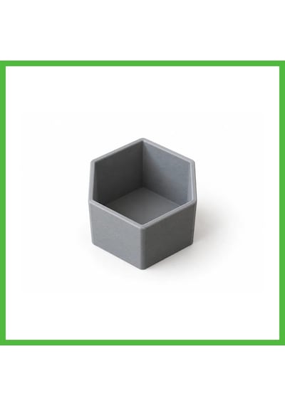 Vaveni 3d Baskı Modüler Petek Çekmece Organizeri Altıgen Bölmeli Çekmece İçi Düzenleyici Çorap Ve Küçük Eşya Gri Arz