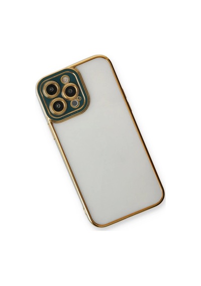 Apple Apple Uyumlu iPhone 14 Pro Kılıf Liva Lens Silikon - Yeşil 0.2M-Çok Renkli