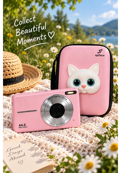 4k Figürlü Çantalı Dijital Video Kamera 44mp 16x Zoom Işıklı Kart Dijital Fotoğraf Makinesi 64gb Haf