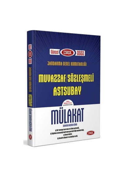 Jandarma Gen. Kom. Muvazzaf/sözleşmeli Astsubay Mülakat Sınavı Hazırlık