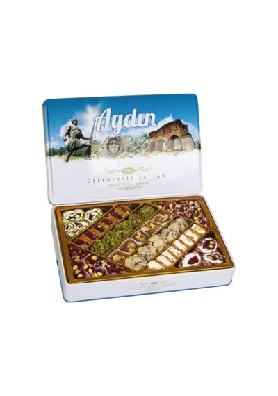 Tuğba Kuruyemiş Geleneksel Tatlar Metal Kutu 540 Gr Aydın