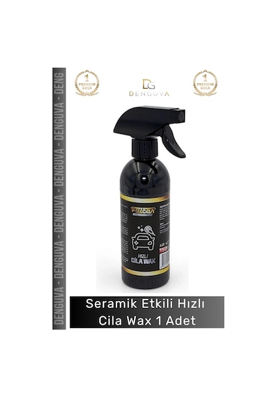 Hızlıcila Seramik Katkılı Fulcar 410 Ml Parlatıcı Koruyucu Parlaklık Araba Etkili Hızlı Cila Wax