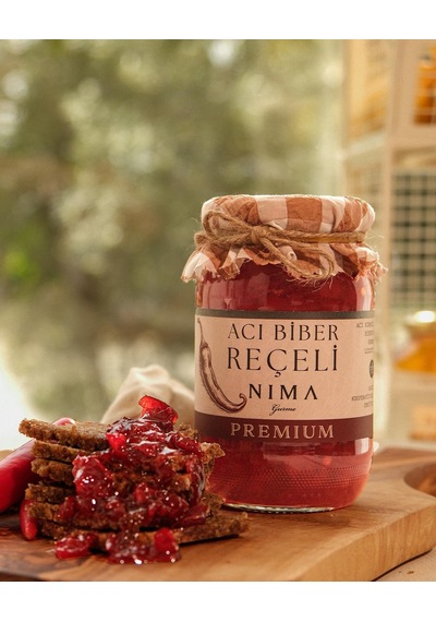 Nima Gurme Premium Acı Biber Reçeli 440 G