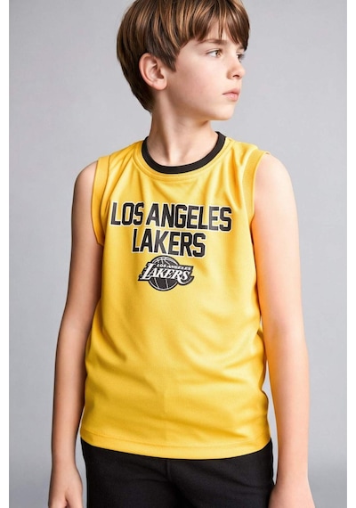 Defacto Nba Los Angeles Lakers Bisiklet Yaka Atlet Erkek Çocuk H2954a826hsyl201 Sarı-yl201