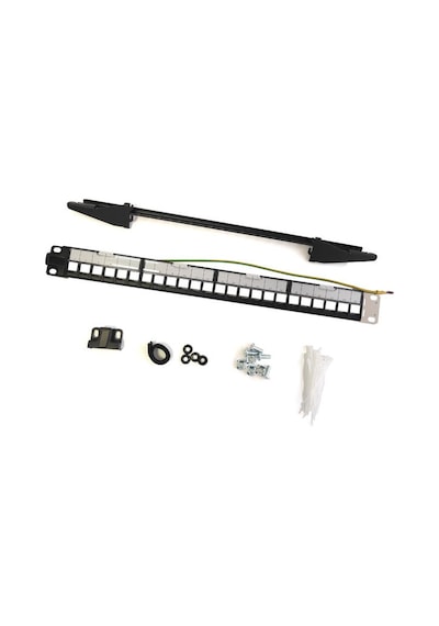 Beek Bn-Pp-M24S-Lb 24 Port 1U Zırhlı Boş Patch Panel