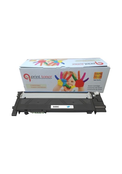 Qprint Toner Samsung Uyumlu Clt-c406s Mavi Toner St988a Clp 360 Clp 365