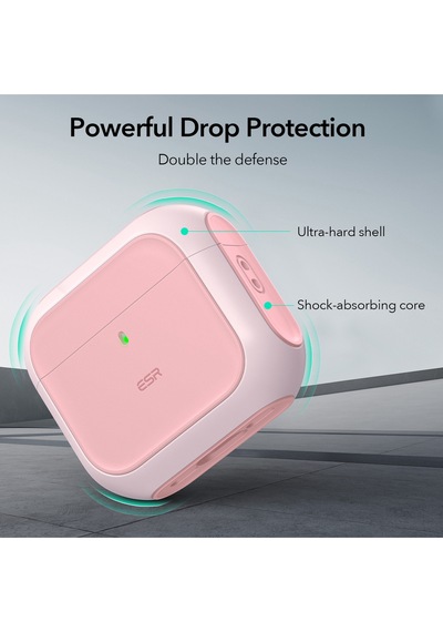 Esr Apple Uyumlu Airpods 4 2024, Halolock Orbit Hybrid Magsafe Kılıf Pink
