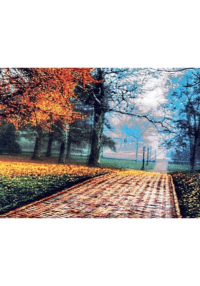 Kayıp Mevsimin Hikayesi Adlı İran Tebriz Halı Tablo 123x73cm - Duvar Halı Kilim Tablo