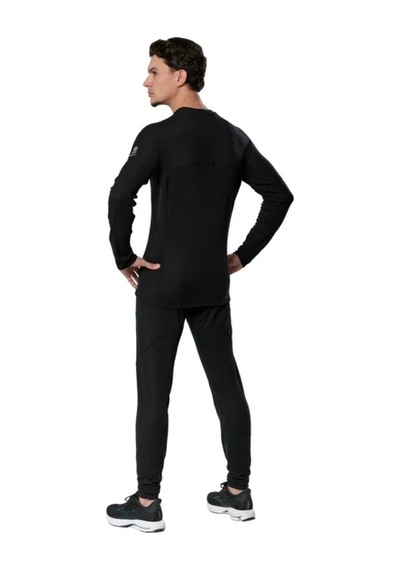 Mizuno Premium Merino Wool Crew Erkek Termal Ve Yün İçlik Siyah Çok Renkli