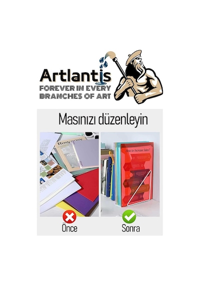A3 Çıtçıtlı Dosya 10 Adet 47 x 33.5 CM Kırmızı