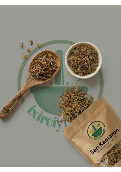 Sarı Kantaron Otu Binbirdelik Otu Sarıkantaron St. John S Wort Hypericum Perforatum Kurutulmuş Bitki Çayı 100 G Doğal