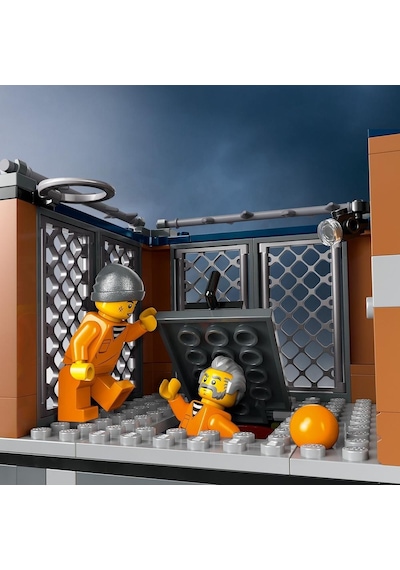 LEGO® City Polis Hapishane Adası 60419 7+ Yaratıcı Oyuncak Yapım Seti - 980 Parça