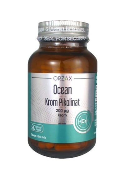 Ocean Krom Pikolinat 200 Mcg 90 Kapsül Krom Pikolinat İçeren Takviye Edici Gıda