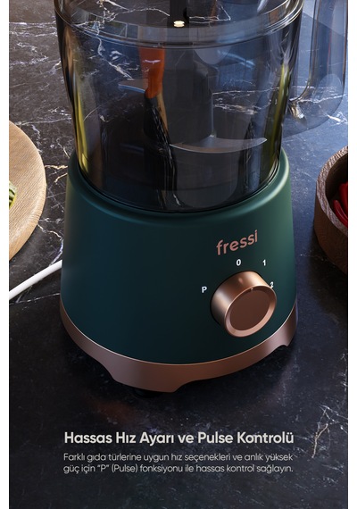 Fressi FR-PBL02 1200 W Power Blender Seti Mutfak Robotu