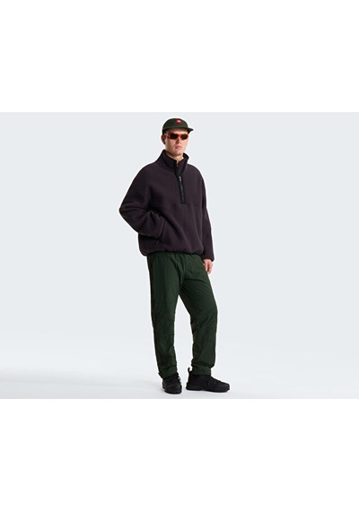 The North Face M Tnf Red Box 1/2 Zıp Fleece Unisex Outdoor Çeyrek Fermuarlı Polar Sweatshirts Nf0a8egc0sa1 Gri