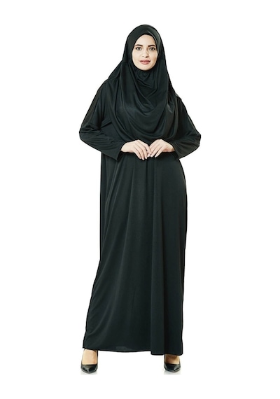 Tek Parça Namaz Elbisesi - Seccade - Tesbih - Ibadet Seti - Siyah Tek Parça Namaz Elbisesi - Seccade - Tesbih - Ibadet Seti - Siyah