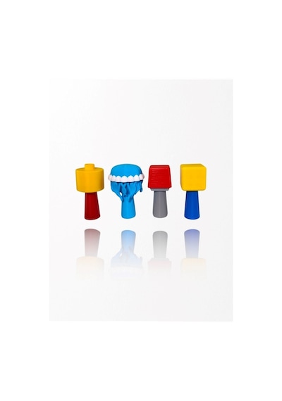 Sprunki 4 Adet Kaliteli Yeni Figür 7 Cm Lego Guys, Jellyfish Aurelia , Mr.panic 4   Pcs