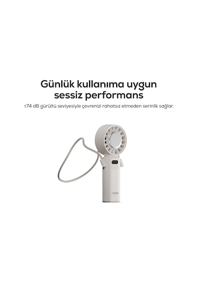 Xenon Smart Peltier Buz Soğutmalı El Vantilatörü 100 Kademe, 3600mah, 8300 Rpm, Usb-c, Askılı