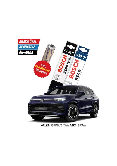 Vw Tayron Ön Arka Silecek 2024-2026 Bosch Aerotwin