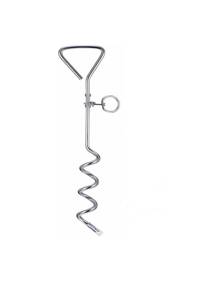 Nunbell Professional Burgulu Köpek Bağlama Bahçe Kazığı 40 CM