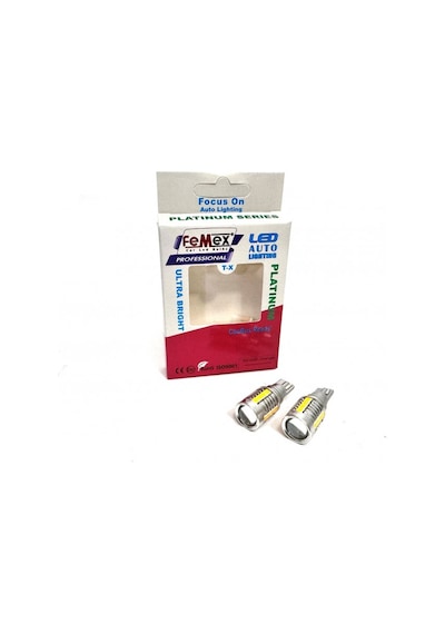 Femex Platinum Mercekli Turuncu T15 W16w 3035 Chip 18smd 10w Led Ampul Feemx
