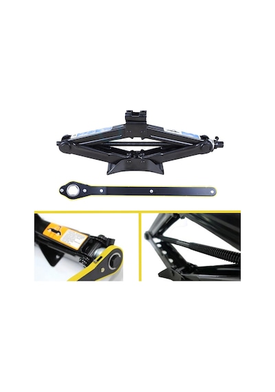 Sentinel Akordiyon Cırcırlı Kriko 1.5 Ton