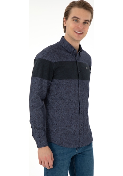 U.s. Polo Assn. Erkek Lacivert Gömlek Desenli 50291251-vr033 Lacivert U.s. Polo Assn. Erkek Lacivert Gömlek Desenli 50291251-vr033 Lacivert