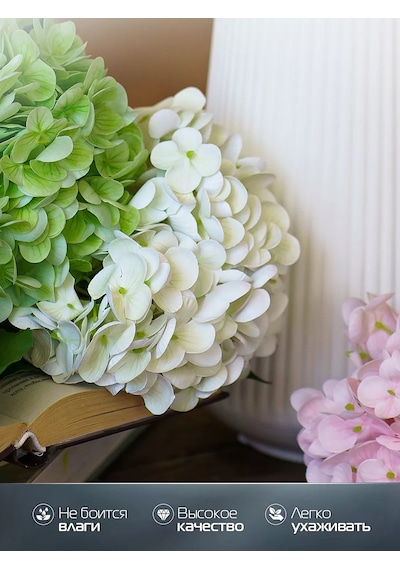 Dreamfinds Yapay Ortanca Çiçekleri Yapay Ortanca Çiçekleri 227218600 Beyaz