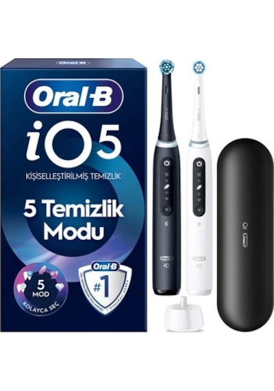 2'li Set Şarjlı Diş Fırçası, Uzun Ömürlü Ve Modern Tasarım