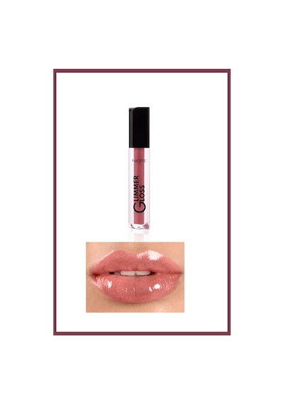 Note Cosmetics Glimmer Gloss Işıltılı Nemlendirici Dudak Parlatıcısı - 50 Rose Sorbet