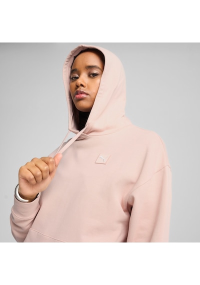 Puma Essentıals Elevated Comfort Kadın Kapüşonlu Sweatshırt 690901 91 Pembe