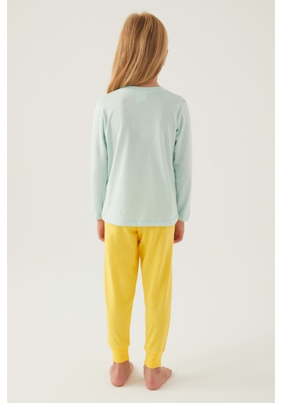 Rolypoly Endless Sarı Kız Çocuk Pijama Takımı 5274-43143 Sarı