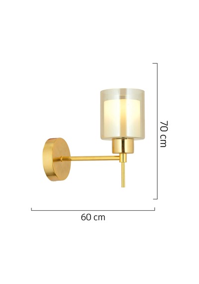 Cemre 6 Lı Gold Modern Tasarım Yatak Odası Salon Avize-Aplik Seti
