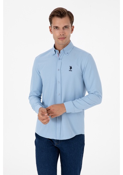 U.s. Polo Assn. Erkek Açık Mavi Gömlek Desenli 50317249-vr003 Acık Mavı U.s. Polo Assn. Erkek Açık Mavi Gömlek Desenli 50317249-vr003 Acık Mavı